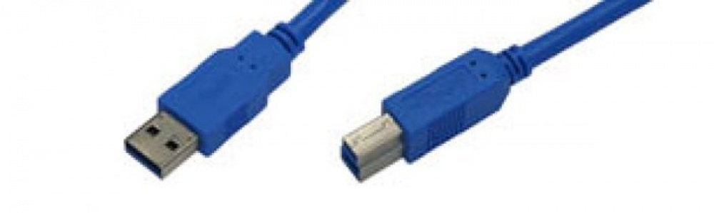 USB-Kabel A-B / Stecker-Stecker 3.0 zertifiziert 