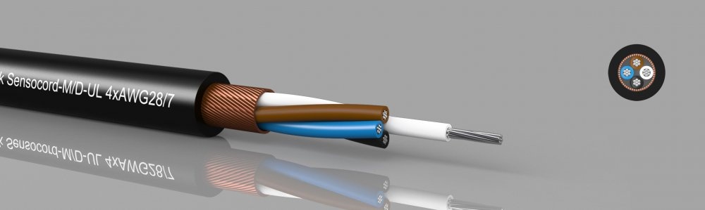 Sensocord®-M/D-UL  Miniature-Sensor cable, shielded