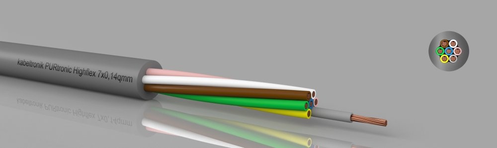  PURtronic Highflex PUR-control cable, high flexible