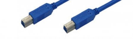 USB-cable B-B / male-male 3.0 certified