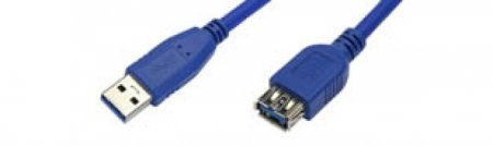 USB-cable A-A / male-female 3.0 certified